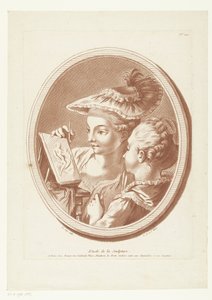 La leçon de sculpture - Louis Marin Bonnet
