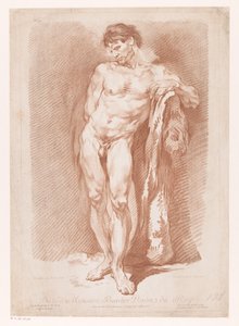 Homme nu debout