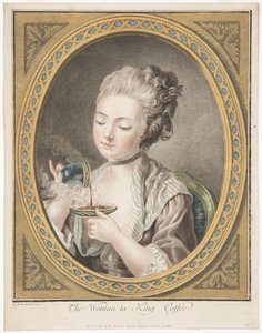 La femme prenant du café - Louis Marin Bonnet