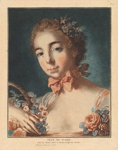 Tête de Flore - Louis Marin Bonnet