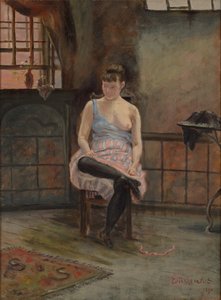 Figure assise - Louis Michel Eilshemius