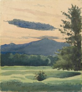 Prairie verte - Louis Michel Eilshemius