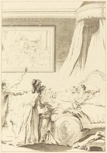 Le gascon puni - Louis Michel Halbou and Antoine Jean Duclos after Jean Honoré Fragonard