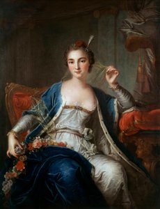Portrait de Mademoiselle Salle en 1737 - Louis Michel van Loo