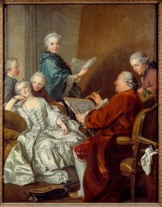 Le peintre Carle van Loo et sa famille