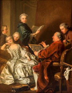 Carle Van Loo et sa famille - Louis Michel van Loo