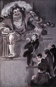 Gargantua - dans "Gargantua" par Rabelais, ill. par Louis Morin, éd. Laurens, Paris - Louis Morin