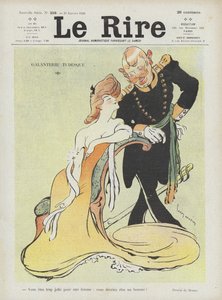 Galanterie teutonique. Illustration pour Le Rire - Louis Morin