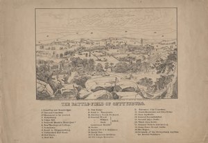 Le champ de bataille de Gettysburg, vers 1867