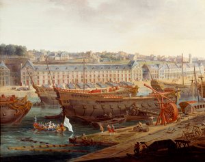 Chantier naval : « Le port de Brest » Détail