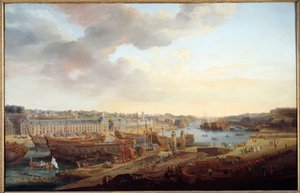 Chantier naval : "Le port de Brest" (1774) - Louis Nicolas van Blarenberghe