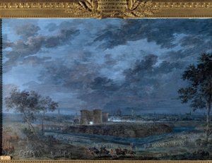 La prise de Gand dans la nuit du 10 au 11 juillet - Louis Nicolas van Blarenberghe