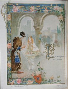 Sainte Rosalina de Villeneuve (1267-1329) vers 1900 - Louis Ollier