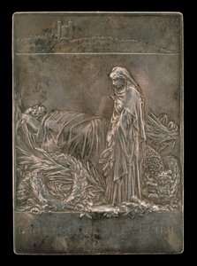 La France en Deuil du Président de la République [revers], 1894 - Louis Oscar Roty