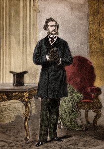 Portrait de Phileas Fogg, personnage de « Le tour du monde en quatre-vingts jours » roman d