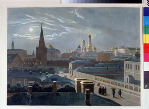 Vue du Kremlin de Moscou