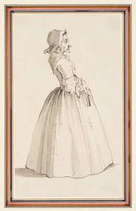 Femme debout, de profil droit - Louis Philippe Boitard