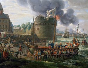 Louis XVI visitant le port de Cherbourg, 23 juin