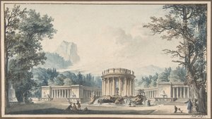 Projet pour un décor de fête, n.d. - Louis Pierre Baltard