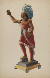 Indien de magasin de cigares, 1938 - Louis Plogsted