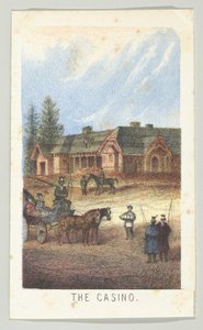 Le Casino, de la série, Vues de Central Park, New York, Partie 3, 1864 - Louis Prang
