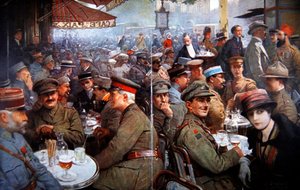 Le Café de la Paix Pendant La Guerre