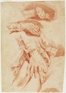 Études de mains, 1770s-1780s - Louis Rolland Trinquesse