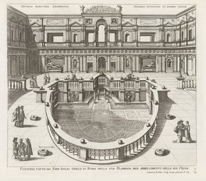 Nymphaeum dans la Villa Giulia à Rome (Les fontaines dans les palais et jardins de Rome) - Louis Rouhier