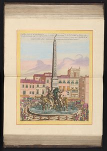 Vierstromenfontein à Rome Obelisco Panfilio, érigé par la sainteté de N. S. Innocentio X - Louis Rouhier