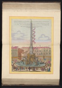Fontaine des Quatre-Fleuves à Rome - Louis Rouhier
