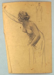 Étude de figure nue - Louis Schaettle