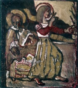 Scène religieuse (Nativité)