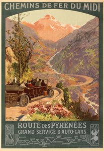 Chemin de fer du Midi. Route des Pyrénées - Louis Tauzin