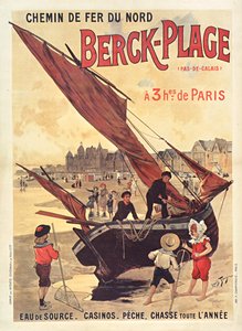 Chemins de fer du Nord. Berck-Plage, vers 1910