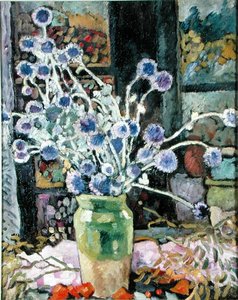 Bouquet de fleurs à la fenêtre