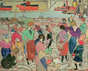 Achat de poisson à Boulogne - Louis Valtat