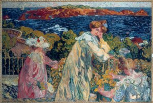Louis Valtat, "Femmes au balcon" / Huile sur toile, 1905