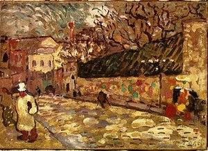 Homme avec des béquilles - Louis Valtat