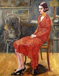 Mlle Suzanne, assise