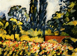 Le jardin de fleurs à Choisel, vers 1931 - Louis Valtat