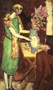 Femme dans un intérieur
