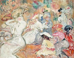 Jeunes femmes dans le jardin, vers 1898 - Louis Valtat