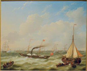 La reine Victoria à Ostende 1843