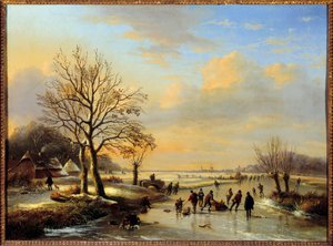 Patineurs - Louis Verwee