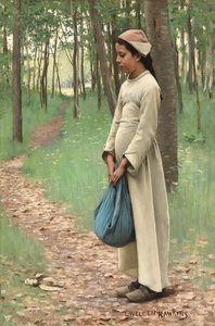 Fille avec un baluchon - Louis Welden Hawkins