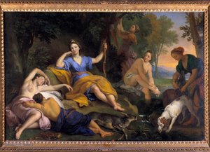 Le repos de la déesse Diane et de ses compagnes