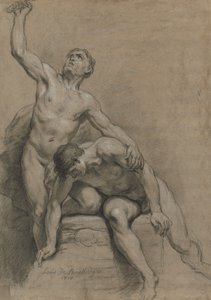 Deux nus masculins