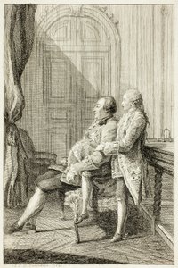 The Duc d’Orléans, and His Son - Louis de Carmontelle