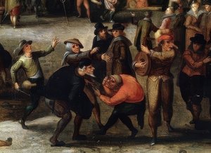 Scène de carnaval (détail)