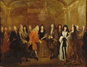 Louis XIV reçoit le prince Auguste, futur roi de Pologne et électeur de Saxe, vers 1714 - Louis de Silvestre